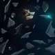 The teaser poster for Star Trek: Lower Decks season 3, featuring wreckage in the shape of the Federation insignia.
